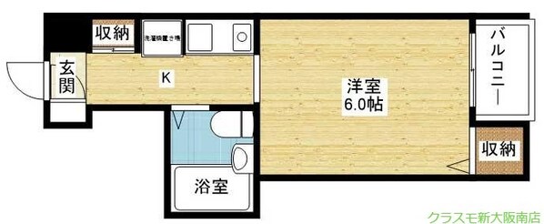 ティーホームズ新大阪の物件間取画像